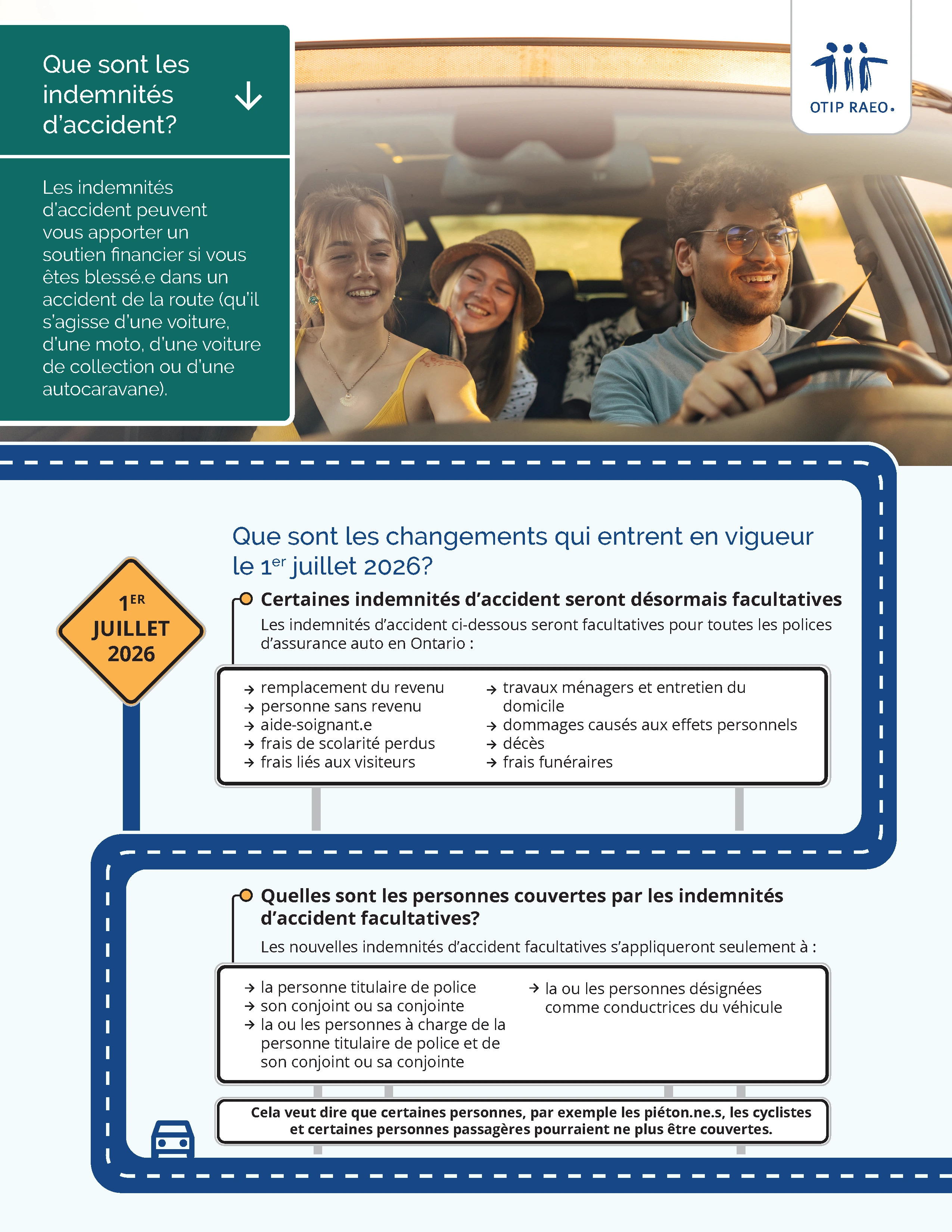 OTIP Ontario Auto Reform Infographic page one