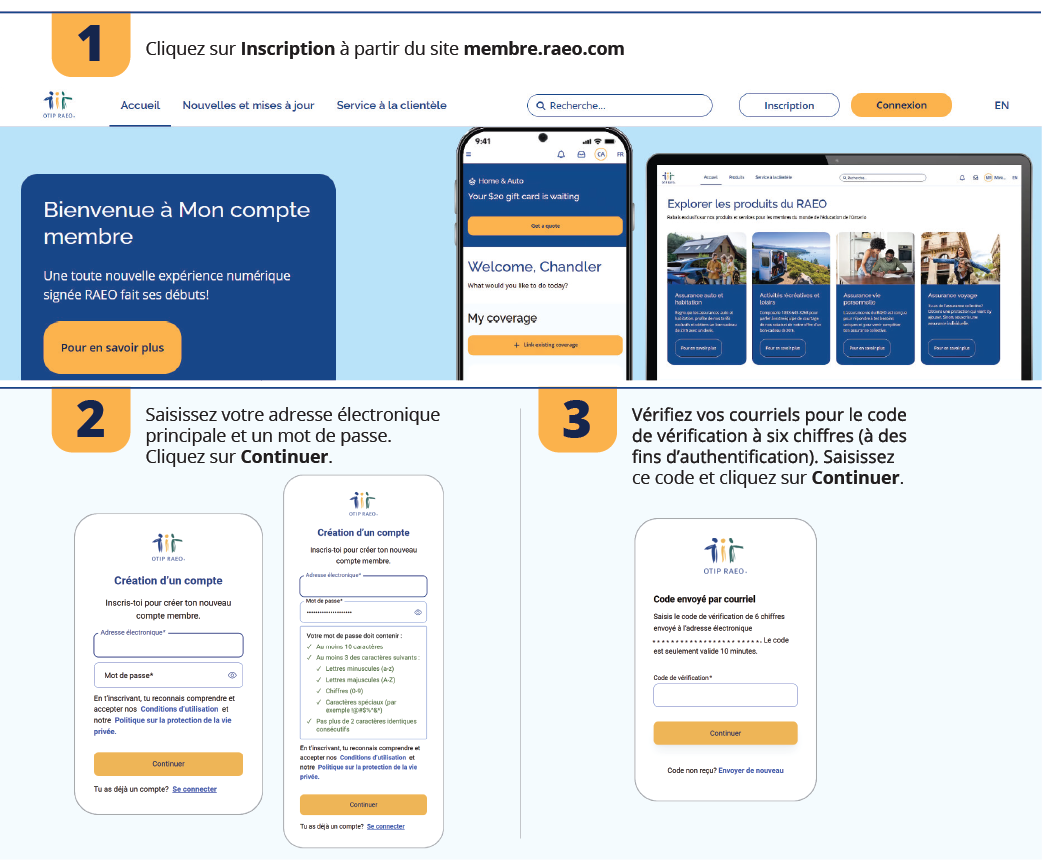 Launch article - Steps 1-3 image
