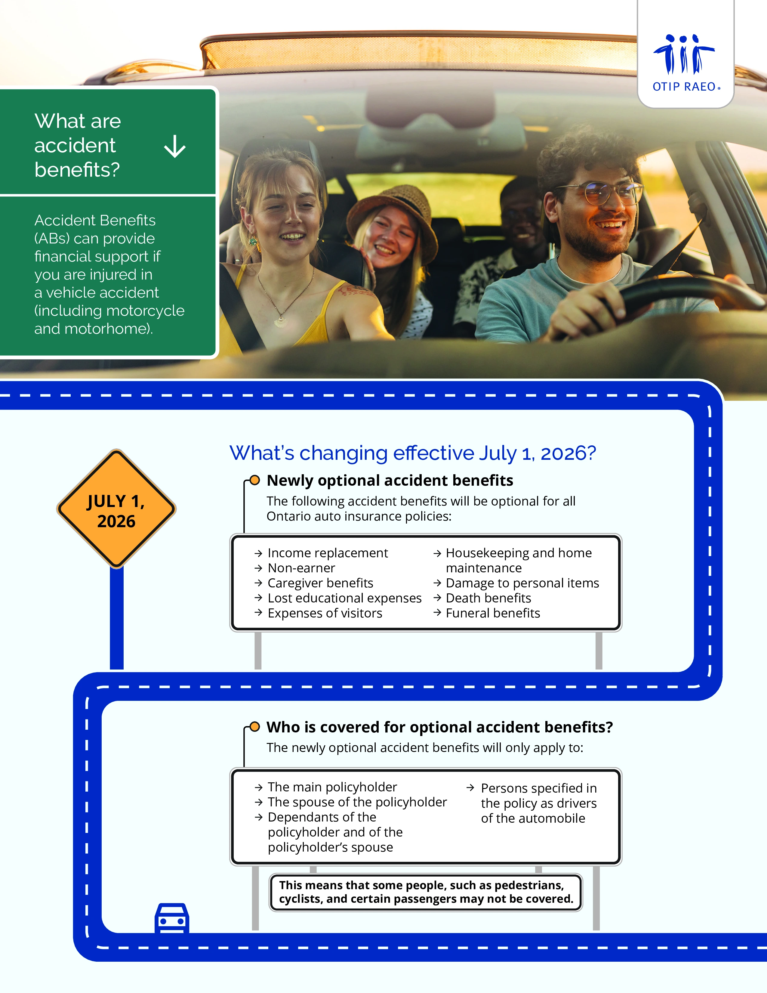 OTIP Ontario Auto Reform Infographic page one